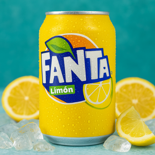 Fanta Limón lata 330ml.