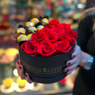 Roses And Chocolate Box