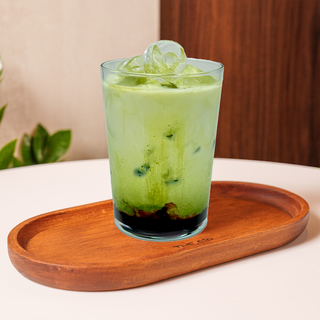 Strawberry Iced Matcha Latte