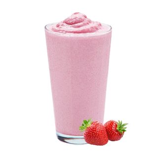 Batido de yogurt con fruta fresas