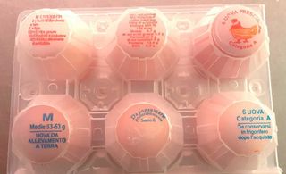 Uova fresche da allevamento locale - 6 pezzi