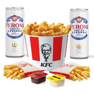 Menu Peroni Nastro Azzurro Bucket 10 Tender Crispy