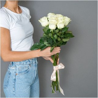 Biała Róża 31szt.