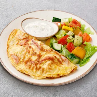Omletă cu șuncă