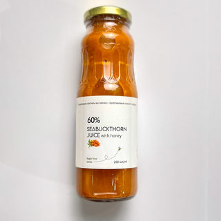 Облепиховый Нектар С Мёдом 60% / Seabuckthorn Juice With Honey 60%