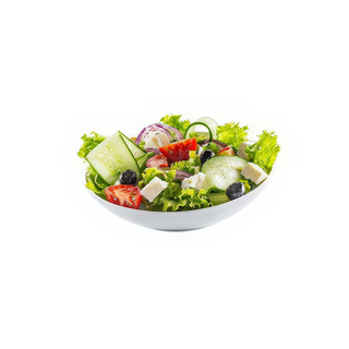 Plato Con kebab Ensalada