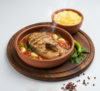 Saramura de Crap cu Mamaliguta