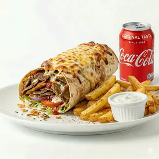 Menú 1 Shawarma con Patata y Bebida