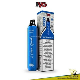 IVG Regal Blue Raspberry Ice Vape, 10ml