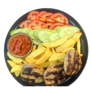 Свински кюфтета 3 броя