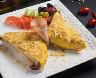 Croque dinde fromage