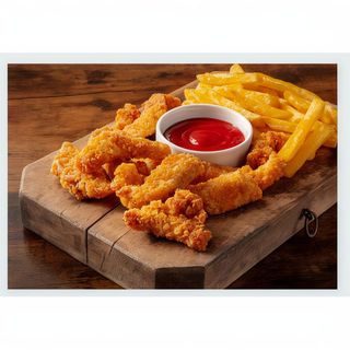 Nuggets con patatas
