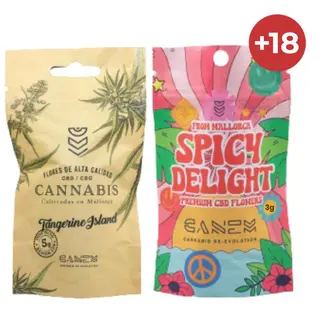 Spicy Delight 3gr + Tangerine Island 5gr CBD/CBG