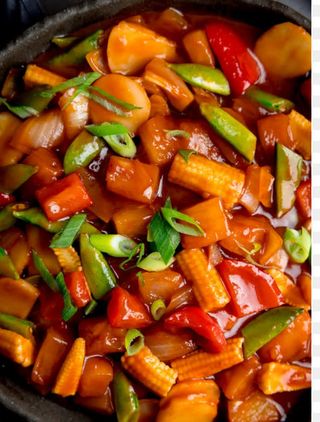 Sweet & sour vegetables 