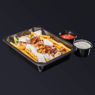 Kurczak z serem tureckim i wieprzowiną