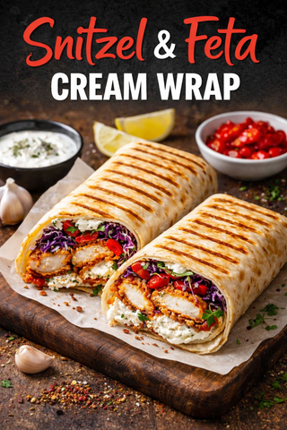 Snitzel & Feta Cream Wrap-