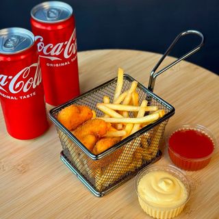 Нагетси 6шт+Фрі+Напій