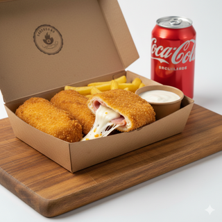 Menú Box Pollo San Jacobo (Ración)