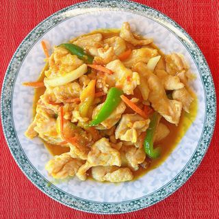 Pollo Con Salsa Satay(cacahuetes)