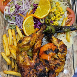 Chicken Tandoori Muslo De Pollo Cocido Por Carbón