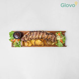 Свински ребра на патрондаж (400г)