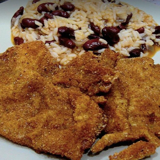 Panados com Arroz de Feijão + Sopa 