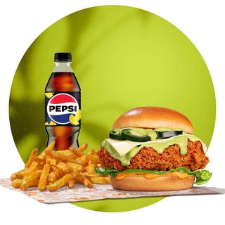 Lime&Jalapeno Chicken Sandwich Large Meal
