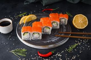 Ролл "Филадельфия с креветкой"