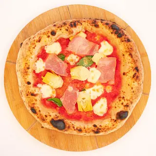 Pizza No. 8  Pollo e broccoli