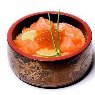 Chirashi oyakozushi