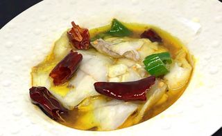 39. Pepata di branzino  piccante