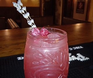 Лимонад малиново-лавандовий/250