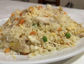 Arroz Frito Con Pollo