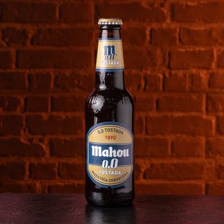 Cerveza Mahou 0.0 Tostada Botella 33cl.