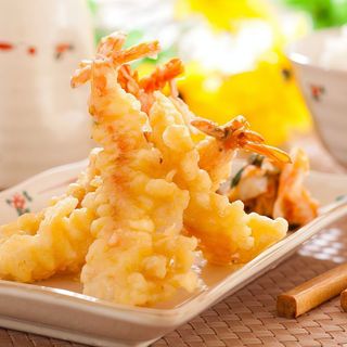 Gambas en tempura al estilo italiano (6 unidades)
