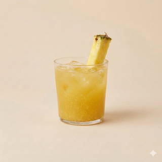 natural pineapple and ginger juice
