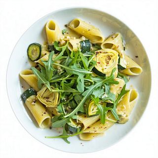 Pasta Alcachofa Y Rúcula