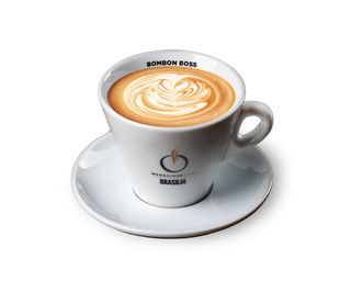 Café con leche tamaño grande