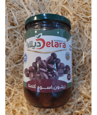 Delara Oliwki Czarne Kalamata 600g