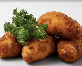 Croquetas De Bacalo (8 Uds.) + Patatas