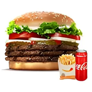 TRIBLE WHOPPER MENU/სამმაგი ვოპერის მენიუ