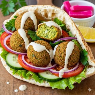 Falafel pita