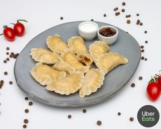 Pierogi z ziemniakami i boczkiem  9szt
