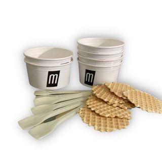 Coppette Cucchiaini Cialde (6 pezzi per articolo)