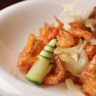 A135. Gamberi sale-pepe grigliati*