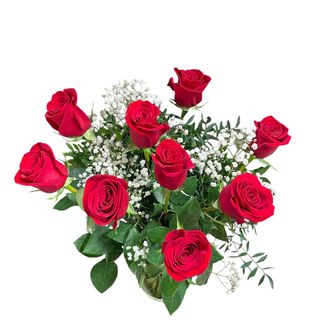 Ramo de 9 rosas rojas