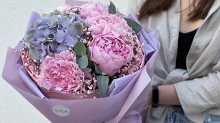 Bukiet Peonia i Hortensja