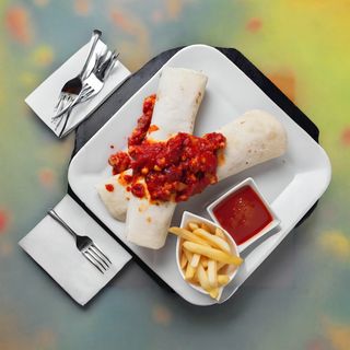 Mexico tortilla pola porcije