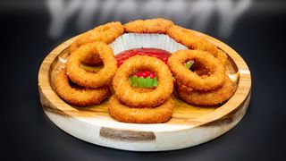 პანირებული ხახვის რგოლები