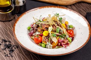 Salata calda cu vita Teppanyaki